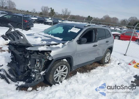 2015 Jeep Cherokee Sport из США, поврежденный, VIN 1C4PJLAB1FW637403